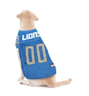Detroit Lions Pet NFL Pet Jersey